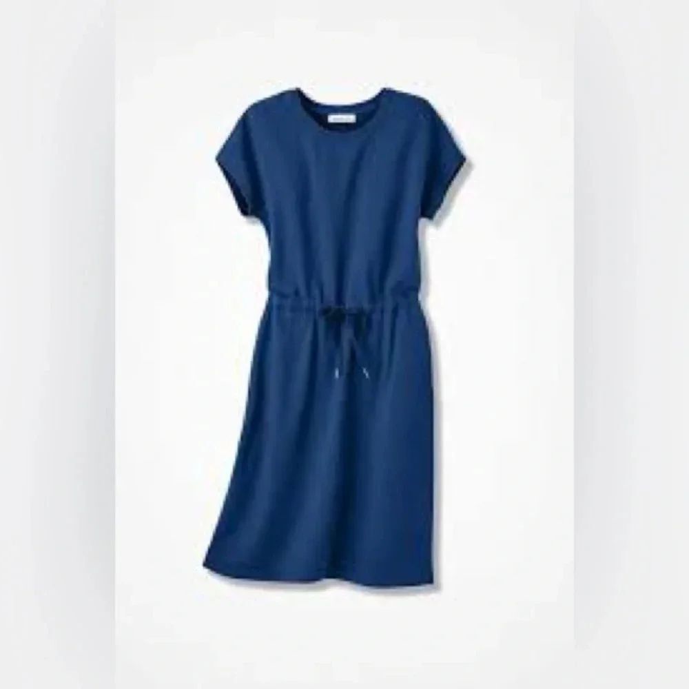 Coldwater Creek Navy Blue Midi Dress